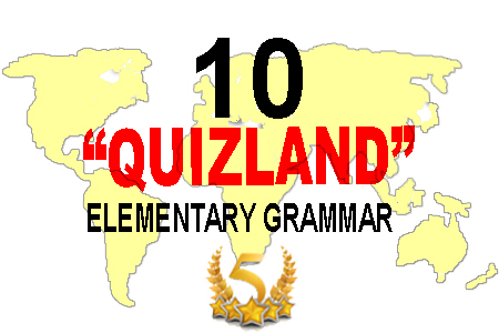 ELEMENTARY GRAMMAR – TEST 10