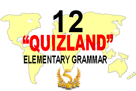 ELEMENTARY GRAMMAR – TEST 12