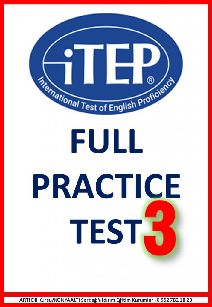 ITEP FULL PRACTICE EXAM 3