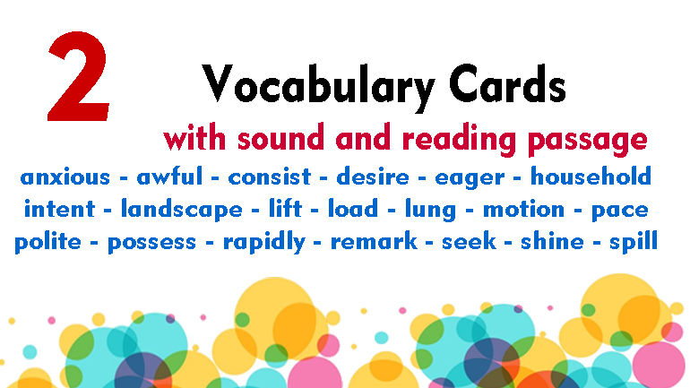 Vocabulary Cards 2