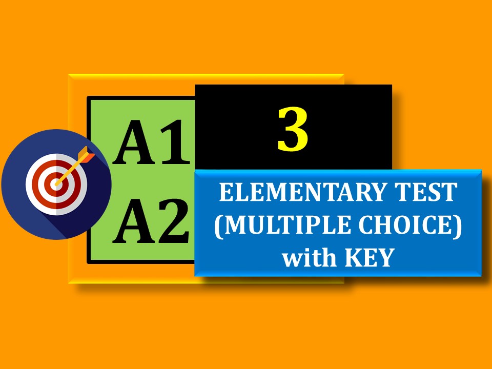 Elementary Test 3 (multiple choice)