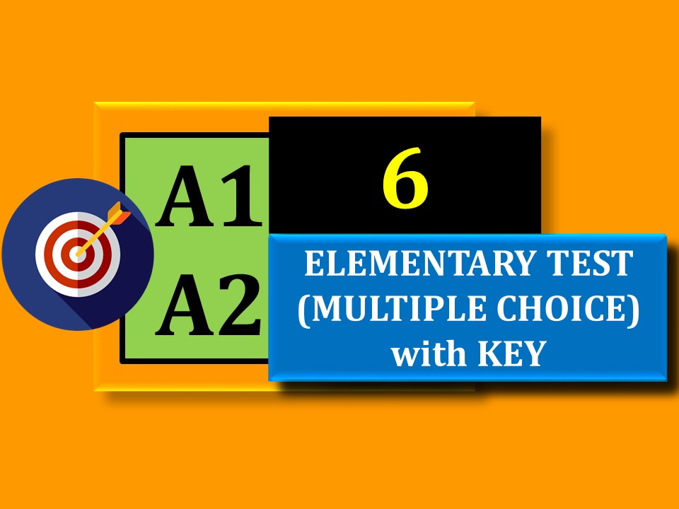 Elementary Test 6 (multiple choice)