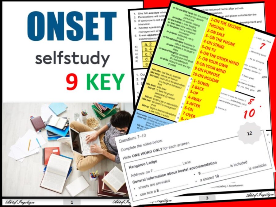 ONSET SELFSTUDY 9 KEY (B2)