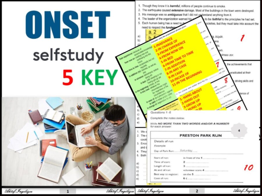 ONSET SELFSTUDY 5 KEY (B2)