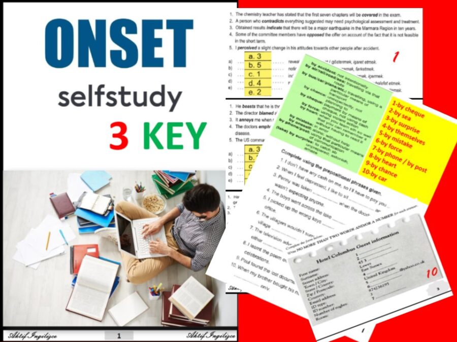 ONSET SELFSTUDY 3 KEY (B2)