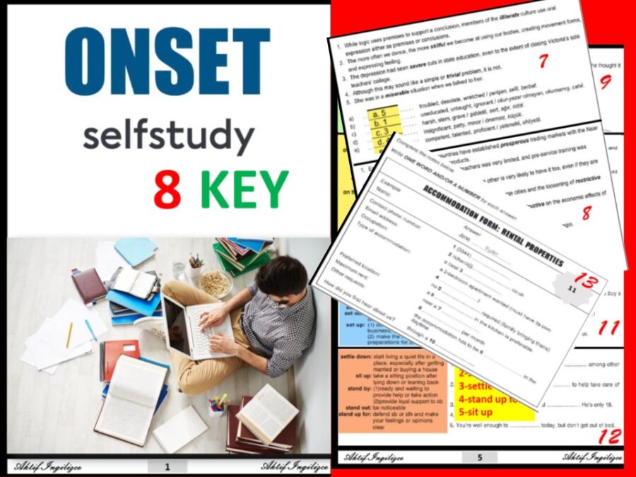 ONSET SELFSTUDY 8 KEY (B2)