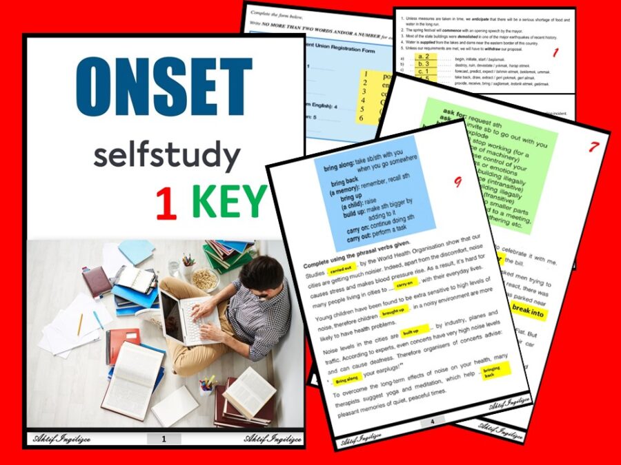 ONSET SELFSTUDY  1 KEY (B2)